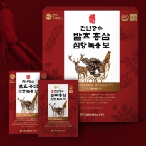 발효 홍삼 침향 녹용보 50g×30포